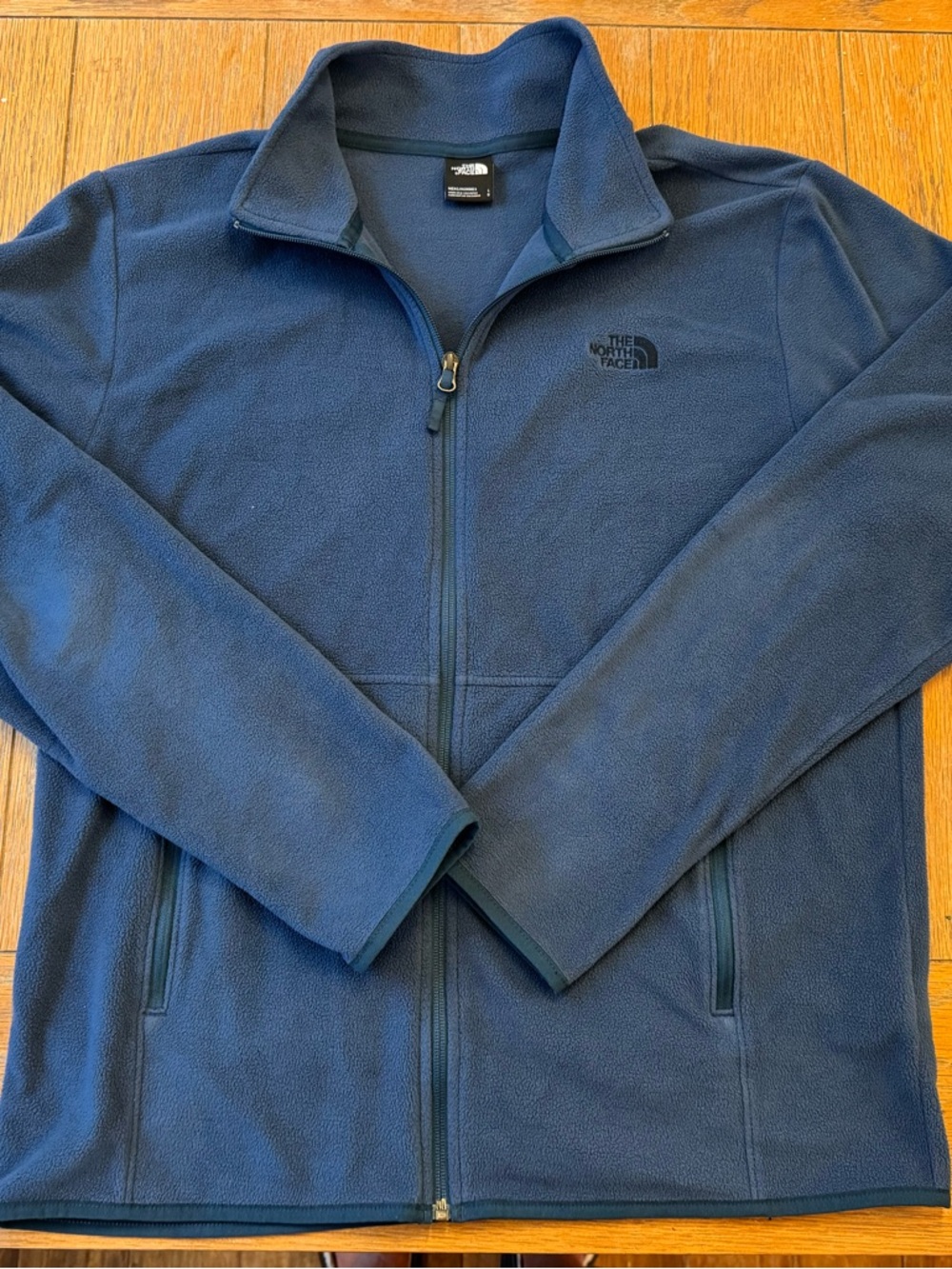 The North Face Light Blue Men's Fleece Jacket - L